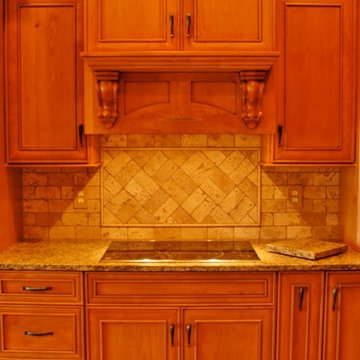 Traditional, All-Wood Kitchen