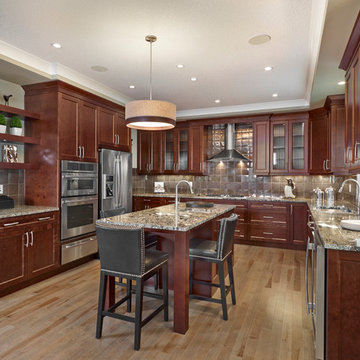 Traditional Cherry Kitchen