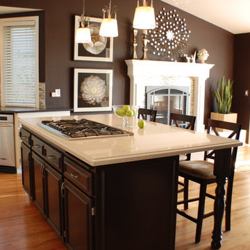 Traditional Chocolate & Cream Kitchen