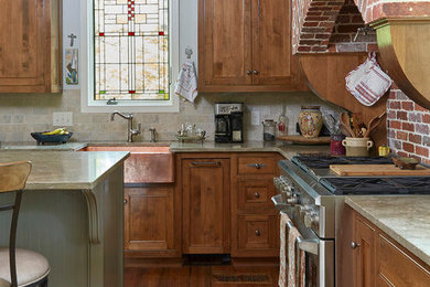 This is an example of a classic kitchen in Birmingham.