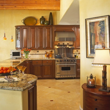 Traditional, Cozy Beach House Kitchen