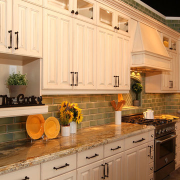 Traditional French Country Kitchen in El Segundo, CA.