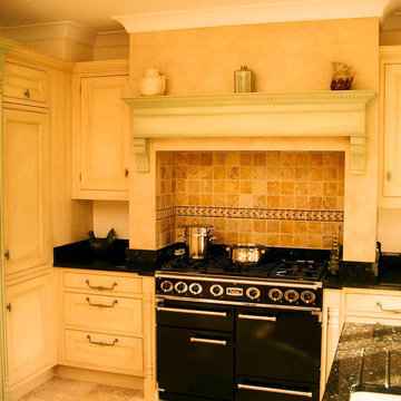 Traditional Hand Painted Framed Kitchen