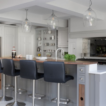 Traditional Hand Painted Framed Kitchen