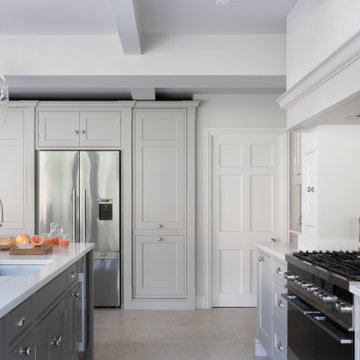 Traditional Hand Painted Framed Kitchen