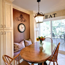 Eat-in with cabinets