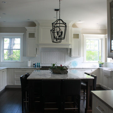 Traditional Kitchen In White