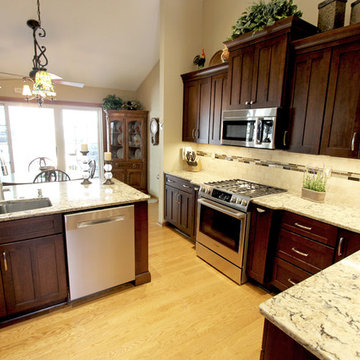 Traditional Kitchen: Medallion Cabinets with Cambria Bradshaw Countertops