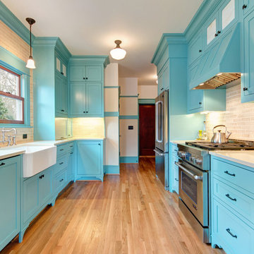 Traditional Kitchen Remodel in Portland Oregon Bungalow