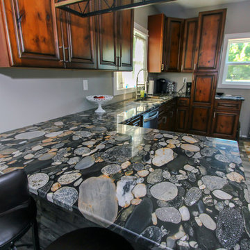 Traditional Kitchen Remodel with Custom Countertops