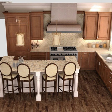Traditional Kitchen Renderings