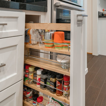 Traditional Kitchen with Contrast (2019) - Storage Close Up