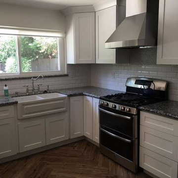 Traditional Kitchen with Granite Countertop