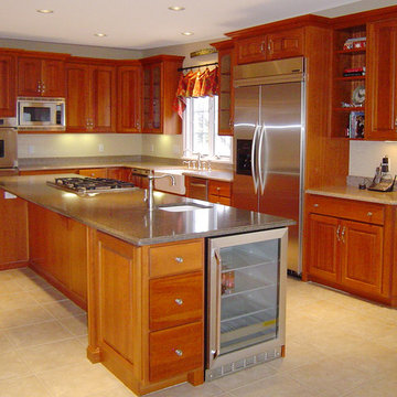 Traditional Kitchen with Large Island