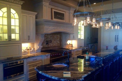 Traditional Kitchen with Oversized Island