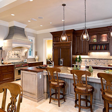 Traditional Kitchen with rich details