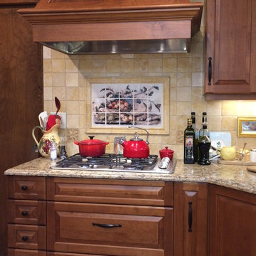 Traditional Old World Kitchen Tile Mural