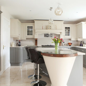Traditional Painted Kitchen in Ashbourne