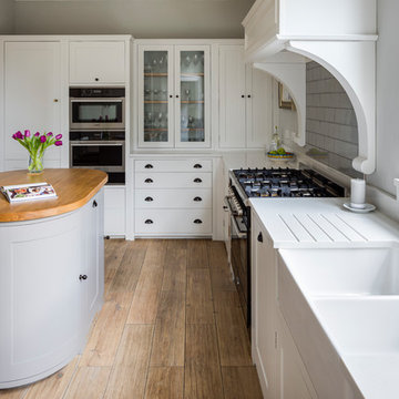 Traditional, Solid Oak White Kitchen
