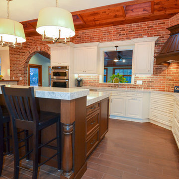 Traditional Two Tone Kitchen in Windham NH