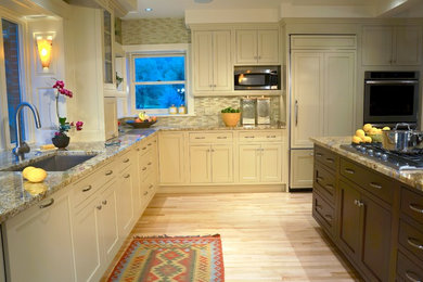 Traditional White Kitchen in Lewistown, MT