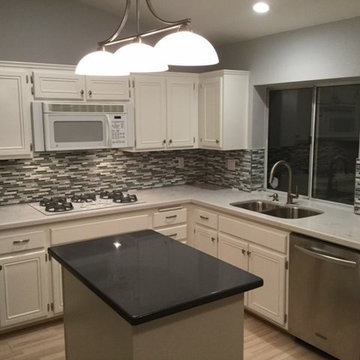 Traditional White Kitchen in Upland, CA