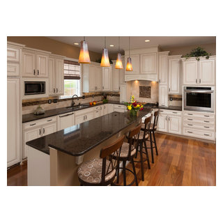 Traditional White Kitchen Remodel in Roanoke, VA - Traditional ...