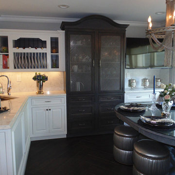 Traditional White Painted Kitchen - Morristown, NJ