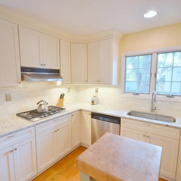 Traditional White Reface Kitchen
