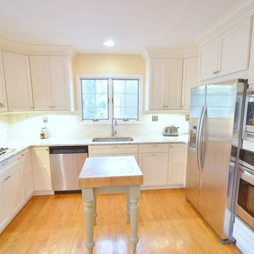Traditional White Reface Kitchen