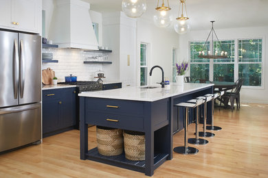 Inspiration for a farmhouse kitchen remodel in Grand Rapids