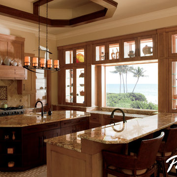 Transform your kitchen space w/Pella® Architect Series® special shape windows