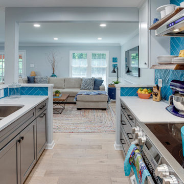 Transitional Barn Inspired Kitchen Springfield, VA