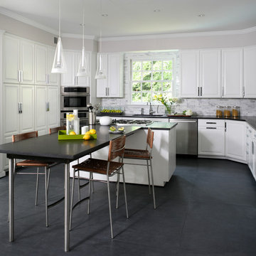 Transitional Cleanline Kitchen