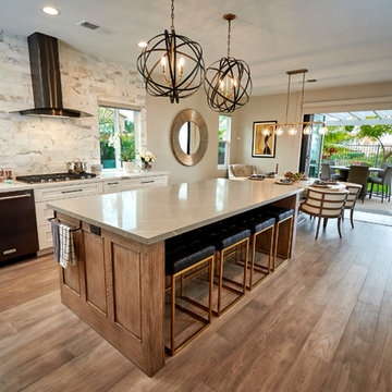 Transitional Kitchen and Dining Room Remodel