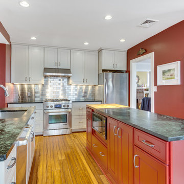 Transitional Eclectic Kitchen Remodel Arlington, VA