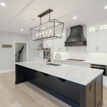 Transitional Farmhouse Kitchen and First Floor Remodel