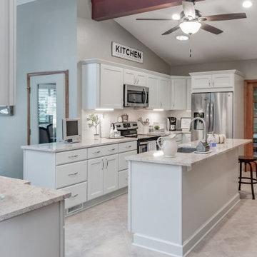 Transitional Farmhouse Kitchen West End, NC