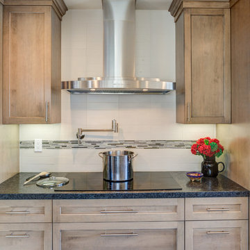 Transitional Foster City Waterfront Kitchen Designed By CJ Lowenthal