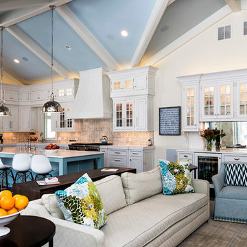 Transitional fun family home