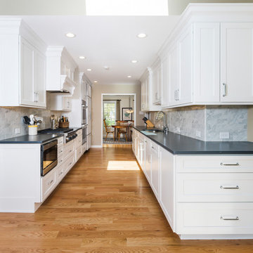 Transitional Galley Kitchen Design - Yardley, PA