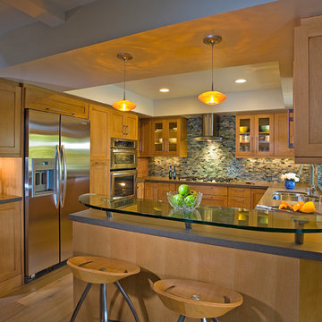 Transitional Glass and Wood - Rossmoor, CA
