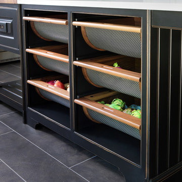 Transitional Gourmet Kitchen