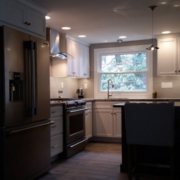 Transitional Gray Kitchen