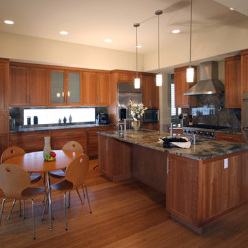 Transitional Heritage Kitchen and Dining