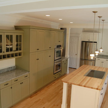 Transitional Kitchen and Bath