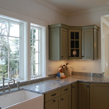 Transitional Kitchen and Bath