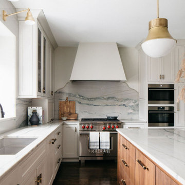 Transitional Kitchen & Butler's Pantry