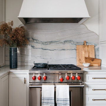 Transitional Kitchen and Butler's Pantry