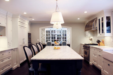 Transitional Kitchen and Dining